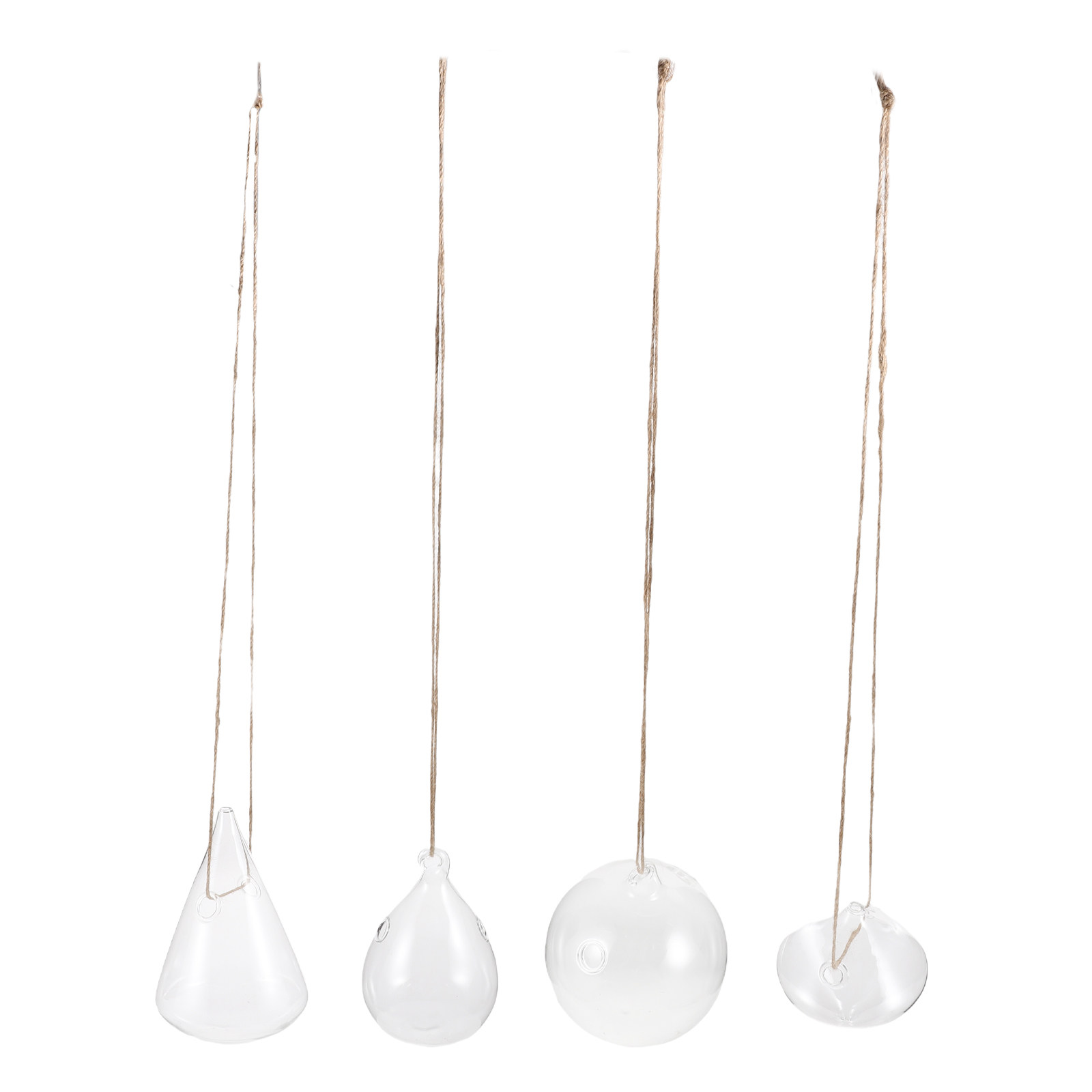 4Pcs Glass Hanging Planters Hy - Propagation Station Vase recension och pris